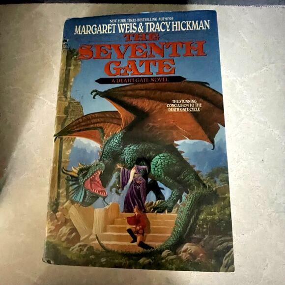 Margaret Weis Tracy Hickman Lot os 2 books Dragon wing The Seventh Gate fantasy - Picture 8 of 15